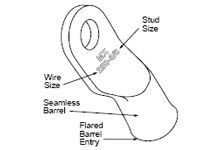 Molex Uninsulated Ring Terminal, M12 Stud Size [19221-0245]; 684-281