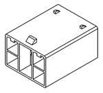 Molex, 35150 Female Connector Housing, 7.3mm Pitch, 6 Way, 2 Row [35150-0614]; 684-319