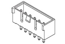 Molex 35312 Series Vertical Through Hole PCB Header, 10 Contact(s), 2.5 mm Pitch, 1 Row(s), Shrouded [35312-1060]; 684-330