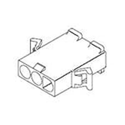 Molex, 3191 Male Connector Housing, 6.7mm Pitch, 4 Way, 1 Row [39-03-6042]; 684-394