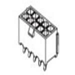 Molex 5569 Series Right Angle PCB PCB Header, 18 Contact(s), 4.2 mm Pitch, 2 Row(s), Shrouded [39-29-5183]; 684-397