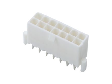Molex 5566 Series Vertical Through Hole PCB Header, 14 Contact(s), 4.2 mm Pitch, 2 Row(s), Shrouded [39-29-9149]; 684-402