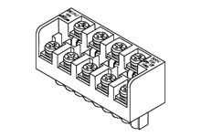 Molex Barrier Strip, 13 Contact, 5.08mm Pitch, 2 Row, 15A, 300 V [39940-0413]; 684-419