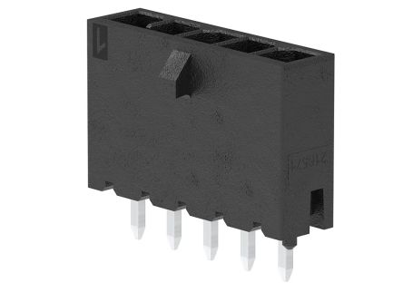 Molex 216571 Series Vertical PCB PCB Header, 6 Contact(s), 3 mm Pitch, 1 Row(s), Shrouded [216571-2006]; 684-427