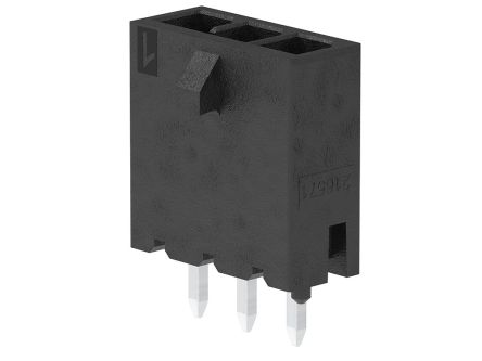Molex 215760 Series Vertical Through Hole PCB Header, 4 Contact(s), 3 mm Pitch, 1 Row(s), Shrouded [216571-3004]; 684-429
