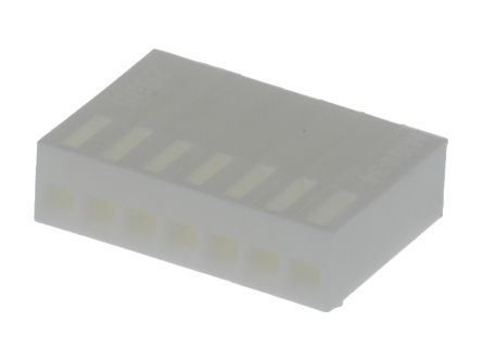 Molex, 2695 Female Connector Housing, 2.54mm Pitch, 7 Way, 1 Row [22-01-2077]; 684-430