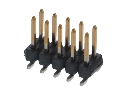 Molex 71308 Series Vertical PCB PCB Header, 10 Contact(s), 2.54 mm Pitch, 2 Row(s), Unshrouded [15-91-3100]; 684-495