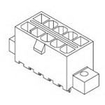 Molex 30069 Series Vertical PCB PCB Header, 6 Contact(s), 4.2 mm Pitch, 2 Row(s), Shrouded [15-97-7062]; 684-500