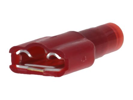 Molex 19277 Red Nylon Female Spade Connector, Quick Disconnect, 7.87 x 0.41mm Tab Size [19277-0003]; 684-536