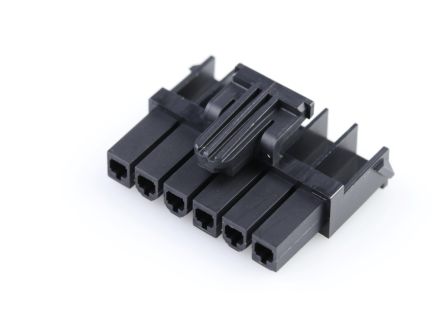 Molex, 200453 Female Connector Housing, 4.2mm Pitch, 6 Way, 1 Row [200453-0006]; 684-546