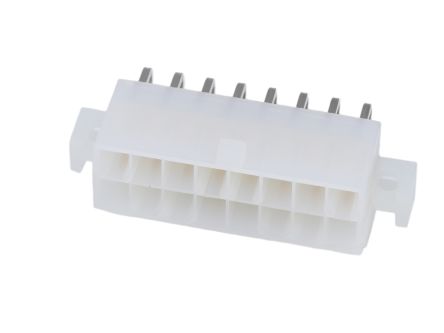 Molex 5569 Series Right Angle PCB PCB Header, 16 Contact(s), 4.2 mm Pitch, 2 Row(s), Shrouded [39-29-5163]; 684-586