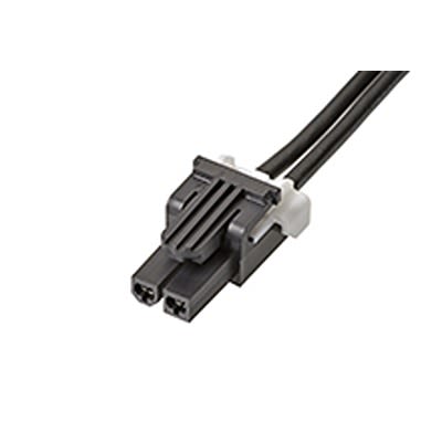 Molex 2 Way Female Mini-Fit TPA2 to 2 Way Female Mini-Fit TPA2 Wire to Board Cable Assembly, 1m [145135-0210]; 684-611