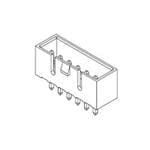 Molex 35313 Series Vertical Through Hole PCB Header, 7 Contact(s), 3.96 mm Pitch, 1 Row(s), Shrouded [35313-0760]; 684-634
