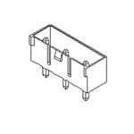 Molex 35328 Series Vertical Through Hole PCB Header, 3 Contact(s), 7.92 mm Pitch, 1 Row(s), Shrouded [35328-0360]; 684-635