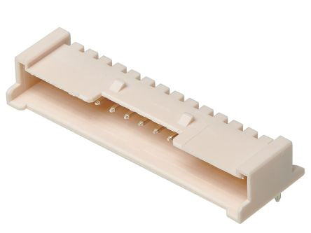 Molex 35363 Series Right Angle PCB PCB Header, 13 Contact(s), 2 mm Pitch, 1 Row(s), Shrouded [35363-1360]; 684-639