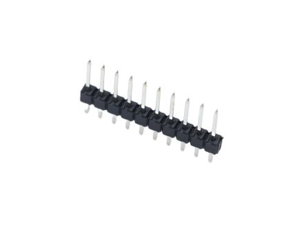 Molex 42375 Series Vertical Through Hole PCB Header, 10 Contact(s), 2.54 mm Pitch, 1 Row(s), Unshrouded [22-28-4100]; 684-683