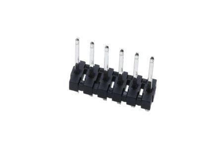 Molex 41661 Series Vertical Through Hole PCB Header, 6 Contact(s), 3.96 mm Pitch, 1 Row(s), Shrouded [26-48-1061]; 684-708