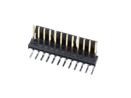 Molex 171814 Series Right Angle PCB PCB Header, 12 Contact(s), 3.96 mm Pitch, 1 Row(s), Shrouded [171814-1012]; 684-751