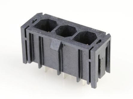 Molex 172042 Series Vertical Through Hole PCB Header, 3 Contact(s), 3 mm Pitch, 1 Row(s), Shrouded [172042-0301]; 684-756