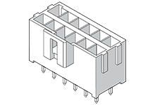 Molex 172298 Series Vertical PCB PCB Header, 10 Contact(s), 3.5 mm Pitch, 2 Row(s), Shrouded [172298-2310]; 684-763