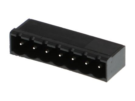 Molex 39521 Series Vertical PCB PCB Header, 7 Contact(s), 5 mm Pitch, 1 Row(s), Shrouded [39521-1007]; 684-815