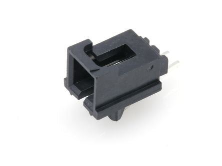 Molex 70634 Series Right Angle PCB PCB Header, 2 Contact(s), 2.54 mm Pitch, 1 Row(s), Shrouded [15-91-7021]; 684-899