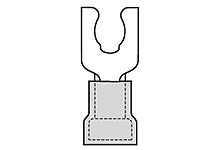 Molex 19115 Nylon Spade Connector, Snap Spade Terminal [19115-0007]; 684-927