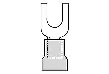Molex 19121 Insulated Female Spade Connector, Quick Disconnect [19121-0008]; 684-928