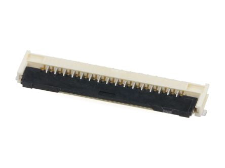 Molex, 2005, 200528-0160 1mm Pitch 16 Way Right Angle FPC Connector, Bottom Contact [200528-0160]; 684-950
