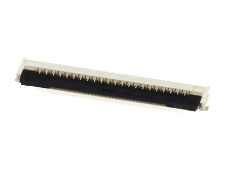 Molex, 2005, 200529-0220 1mm Pitch 22 Way Right Angle FPC Connector, ZIF [200529-0220]; 684-955