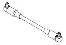 Molex 89761 Series Male MMCX to Male MMCX, 152.4mm, RG316 Coaxial, Terminated50 Ω [89761-6790]; 684-957