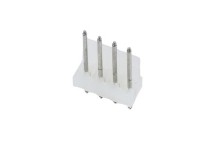 Molex 3190 Series Vertical Through Hole PCB Header, 4 Contact(s), 3.96 mm Pitch, 1 Row(s), Shrouded [26-19-2041]; 685-057