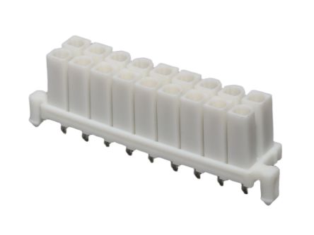 Molex 42385 Series Vertical Through Hole PCB Header, 18 Contact(s), 4.2 mm Pitch, 2 Row(s), Shrouded [15-24-7187]; 685-087