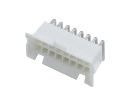 Molex 42404 Series Right Angle Through Hole PCB Header, 16 Contact(s), 4.2 mm Pitch, 2 Row(s), Shrouded [15-24-9164]; 685-088