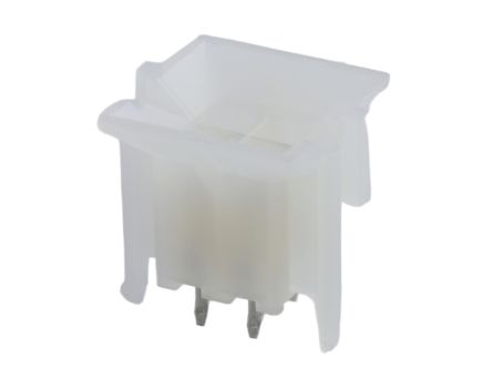 Molex 42440 Series Vertical Through Hole PCB Header, 4 Contact(s), 4.2 mm Pitch, 2 Row(s), Shrouded [15-28-6041]; 685-094