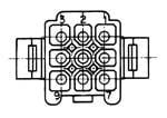 Molex, 5025 Male Connector Housing, 4.8mm Pitch, 9 Way, 3 Row [15-31-1093]; 685-096