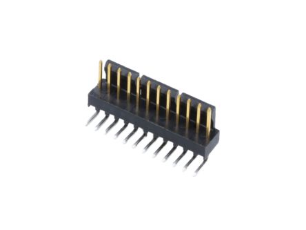 Molex 171857 Series Right Angle Through Hole PCB Header, 12 Contact(s), 2.54 mm Pitch, 1 Row(s), Shrouded [171857-1012]; 685-111