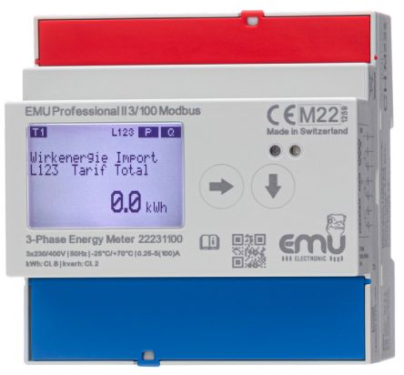 EMU Electronic AG 3 Phase LCD Display Digital Power MeterPower [P20A000MO]; 686-822