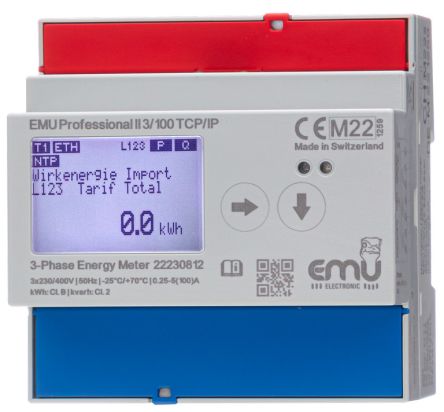 EMU Electronic AG 3 Phase LCD Display Digital Power MeterPower [P20A000T]; 686-823