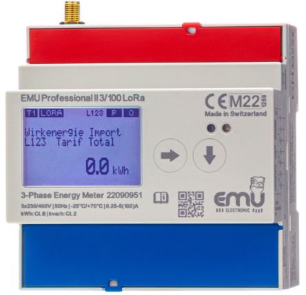 EMU Electronic AG 3 Phase LCD Display Digital Power MeterPower [P21A000LO]; 686-829