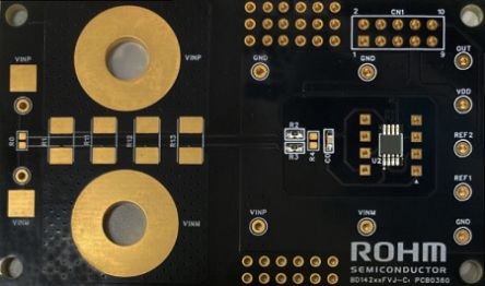 ROHM BD14230FVJ-EVK-001Evaluation Board Evaluation Board for BD14230FVJ-EVK-001 Measures Voltage Drops Across Shunt [BD14230FVJ-EVK-001]; 687-428