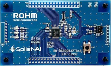 ROHM ML63Q2534-NNNTBZWAY Evaluation Board for ML63Q2534 Predictive Failure Detection In Industrial Equipment [RB-D63Q2537TB48]; 687-432