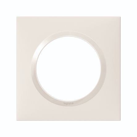 Legrand White 1 Gang Cover Plate Plastic Faceplates & Mounting Plates [600801]; 687-889
