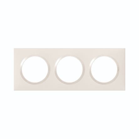 Legrand White 3 Gang Cover Plate Plastic Faceplates & Mounting Plates [600803]; 687-901