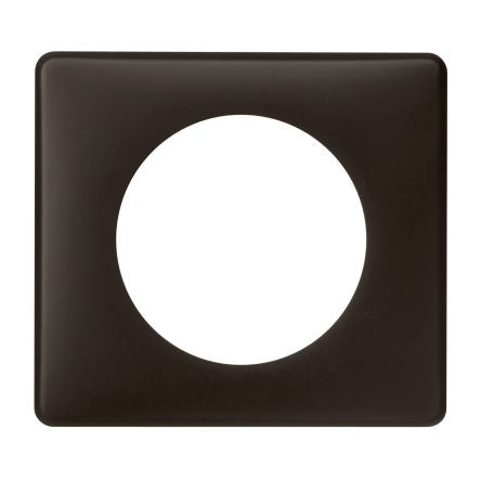 Legrand Black 1 Gang Cover Plate Plastic Faceplates & Mounting Plates [066741]; 687-919