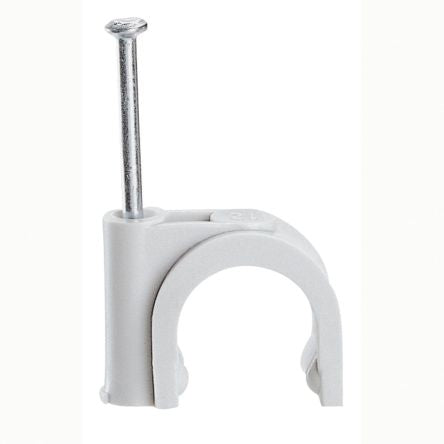Legrand White Plastic Clip, 8mm Max. Bundle [031527]; 687-964