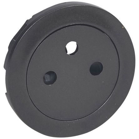 Legrand 0679 Black Plug Socket, 2 Poles, Indoor Use [067911]; 687-970