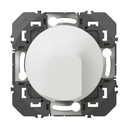Legrand White Push Button Light Switch, 1 Gang, 6003 [600325]; 687-977