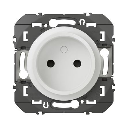Legrand 6003 White Plug Socket, 2 Poles, Indoor Use [600334]; 687-979