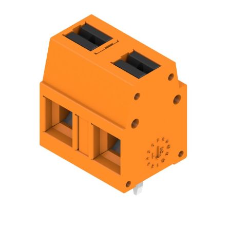 Weidmüller 2787570000 Series PCB Terminal Block, 2-Contact, 7.5mm Pitch, Push-In, 1-Row, Solder Termination [2787570000]; 688-039